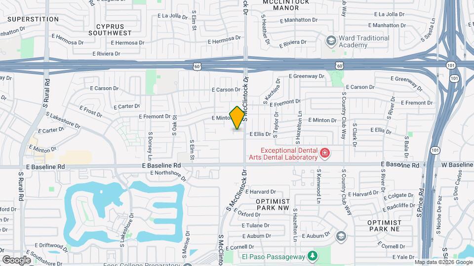 1725 E Ellis Dr Map and Location Details