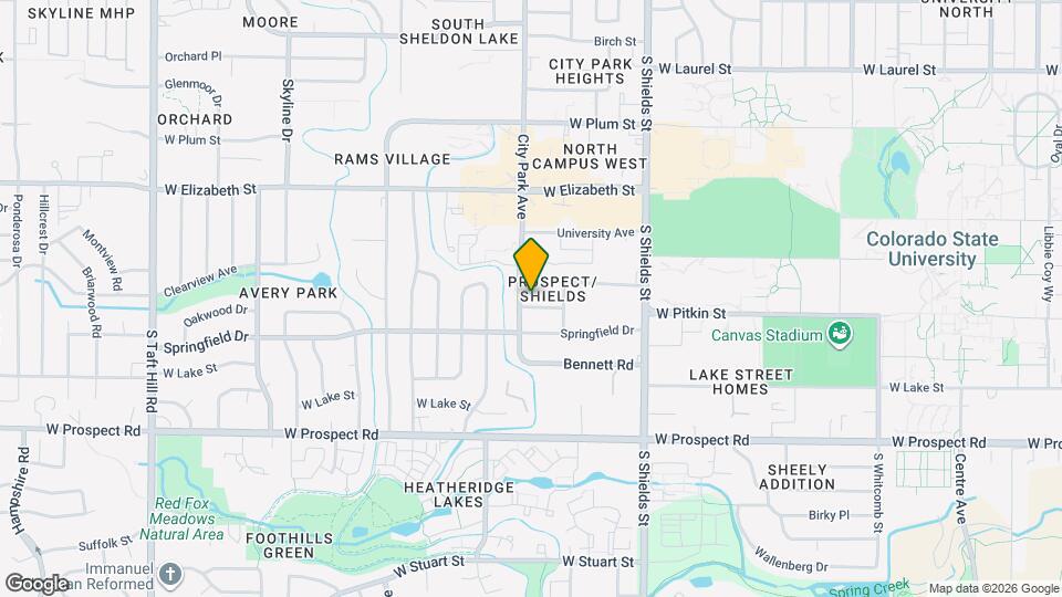 1316 Lakewood Dr Map and Location Details