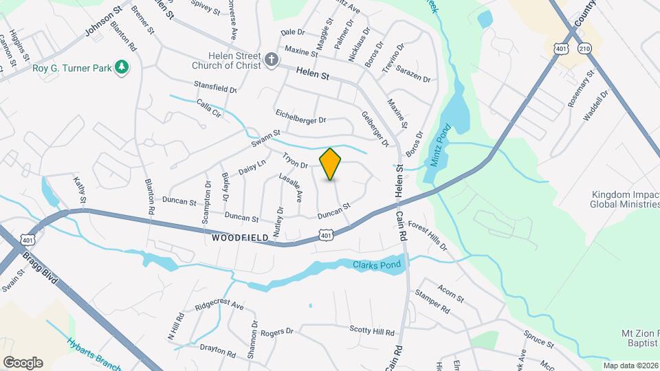 1625 Van Buren Ave Map and Location Details