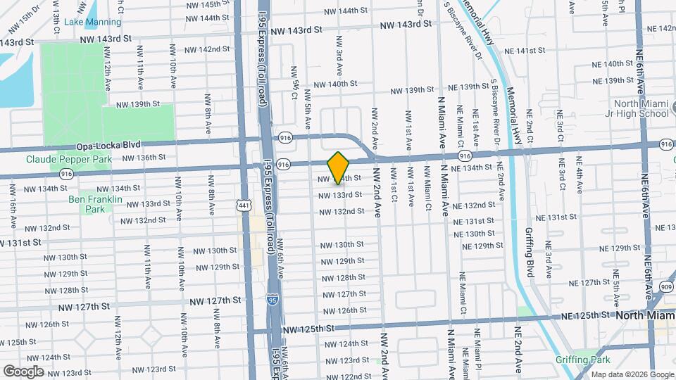 415 NW 133rd St Map and Location Details