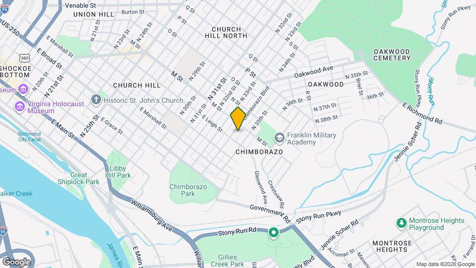 611 Chimborazo Blvd Map and Location Details