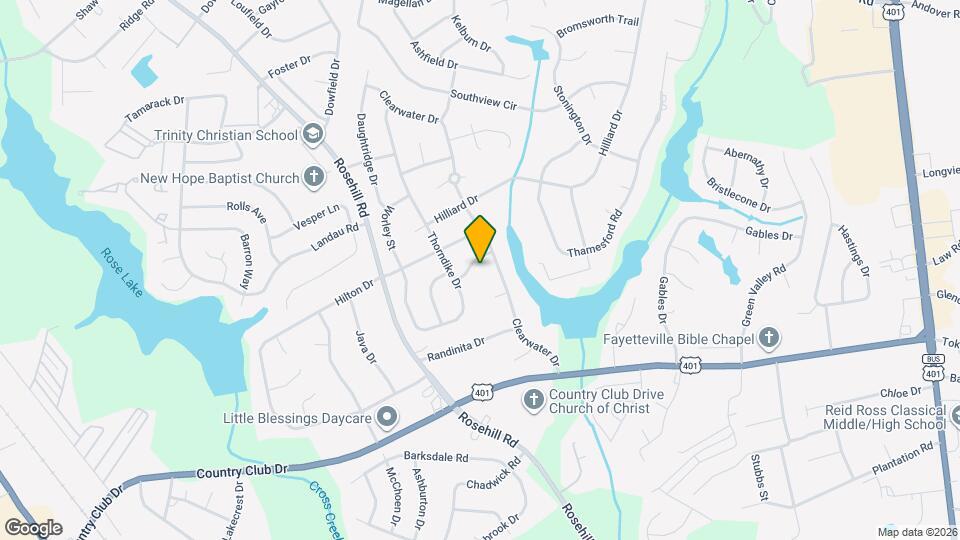 607 Oakdale Dr Map and Location Details