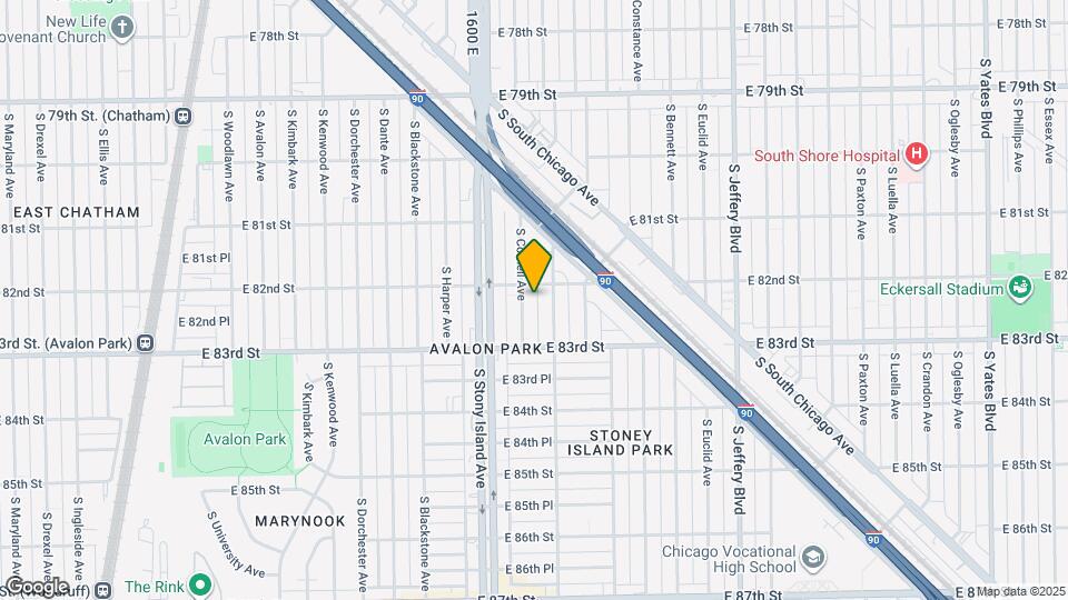 8211 S Cornell Ave Mapa y Detalles de la Ubicación