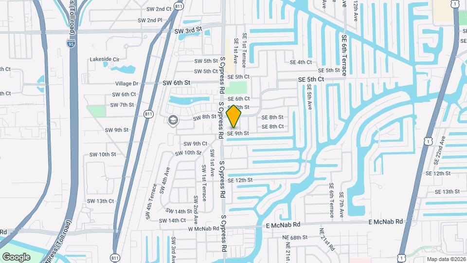 850 SE 1st Ave Map and Location Details