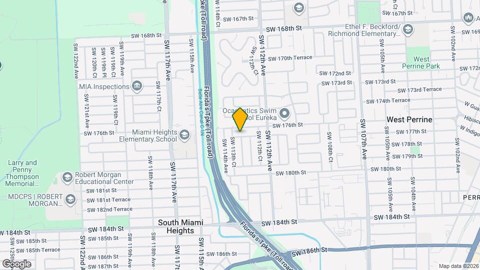 11301 SW 177th St Mapa y Detalles de la Ubicación