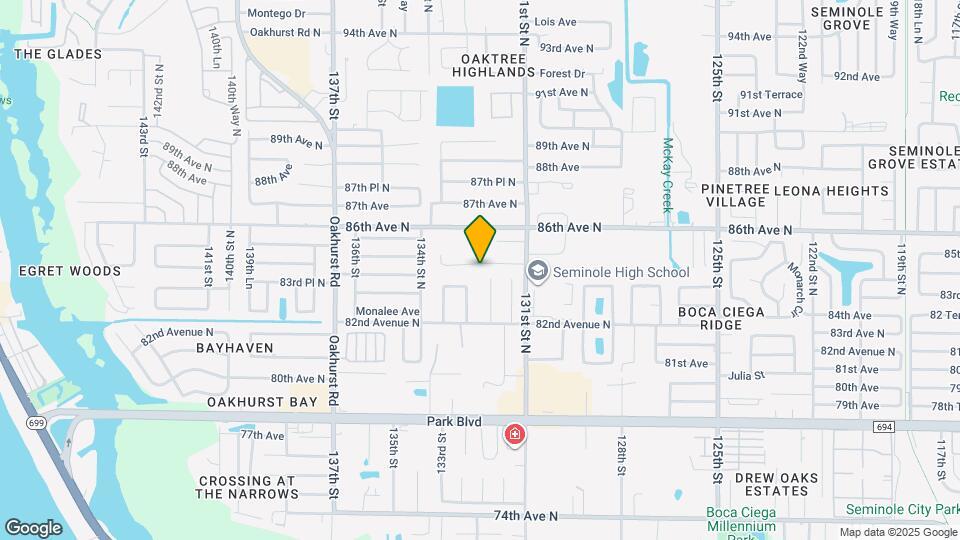 13236 84th Terrace Map and Location Details