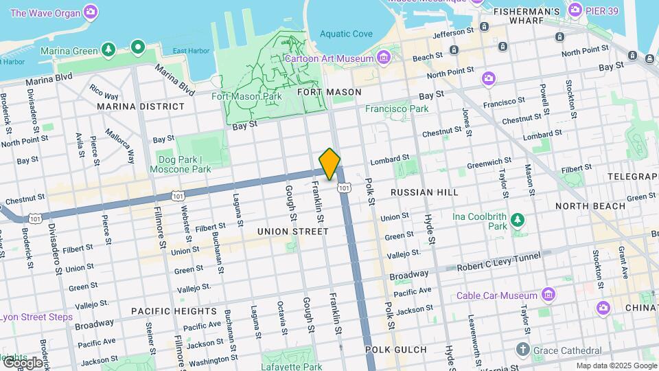 1540 Greenwich St Mapa y Detalles de la Ubicación
