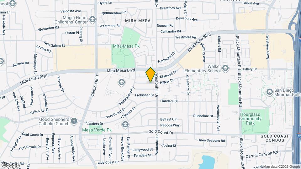 8723 Hillery Dr Map and Location Details