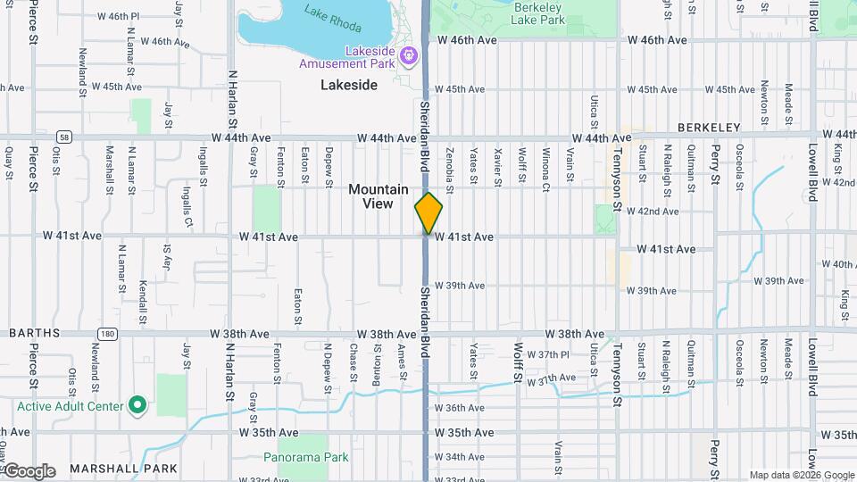 5132 W 41st Ave Mapa y Detalles de la Ubicación