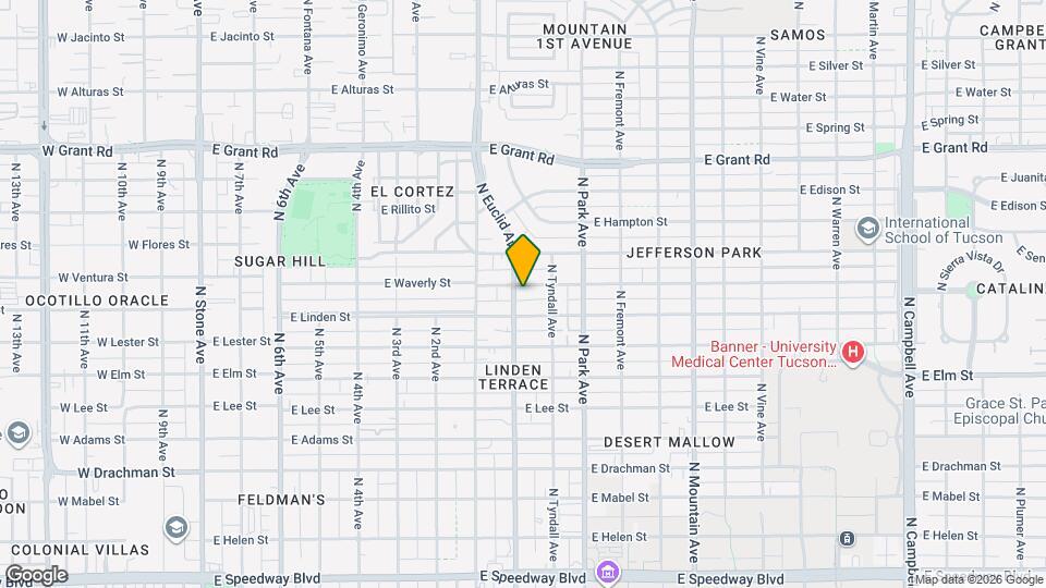808 E Waverly St Map and Location Details