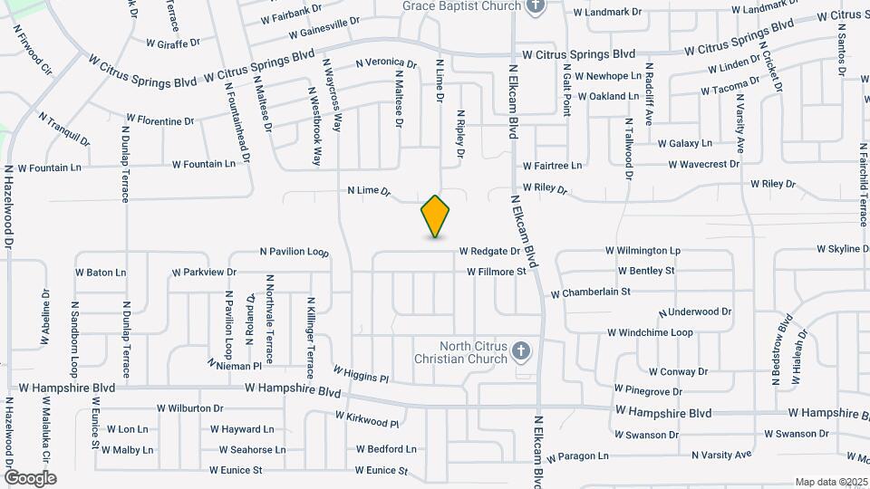 2901 W Redgate Dr Map and Location Details