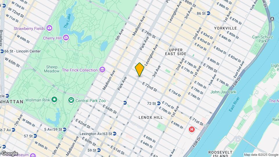 1007 Lexington Ave Map and Location Details