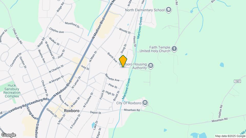 313 Burch Ave Map and Location Details