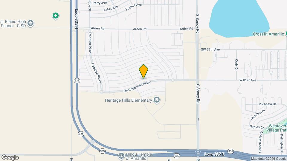 9304 Heritage Hills Pkwy Map and Location Details