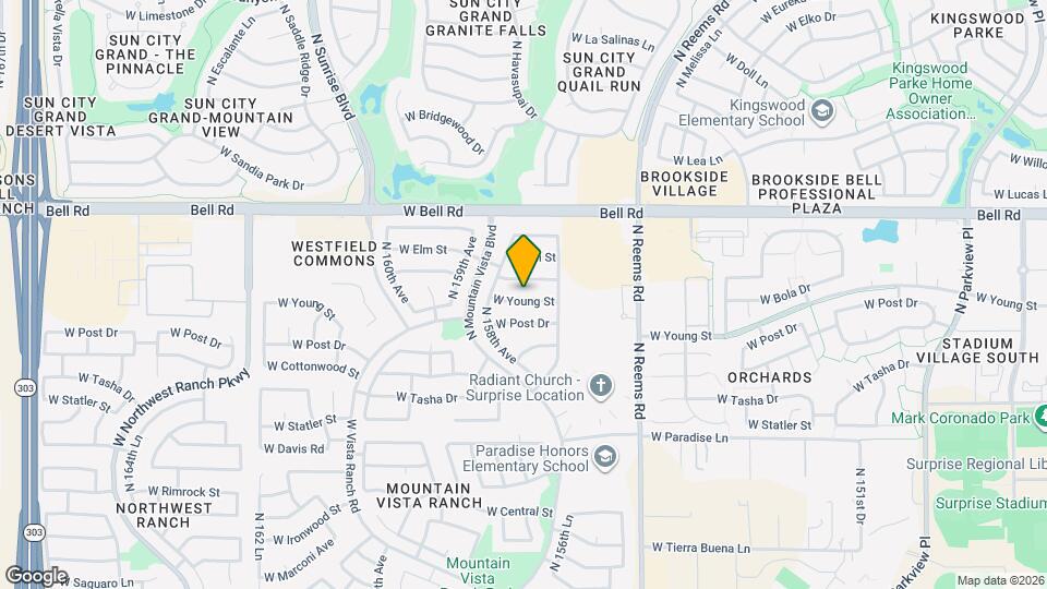 15734 W Young St Map and Location Details