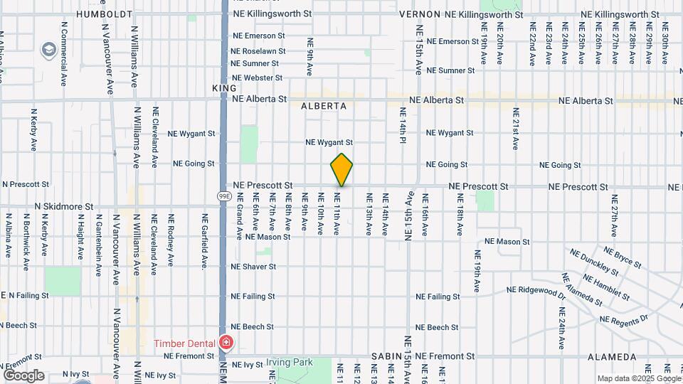 4418 NE 11th Ave Map and Location Details