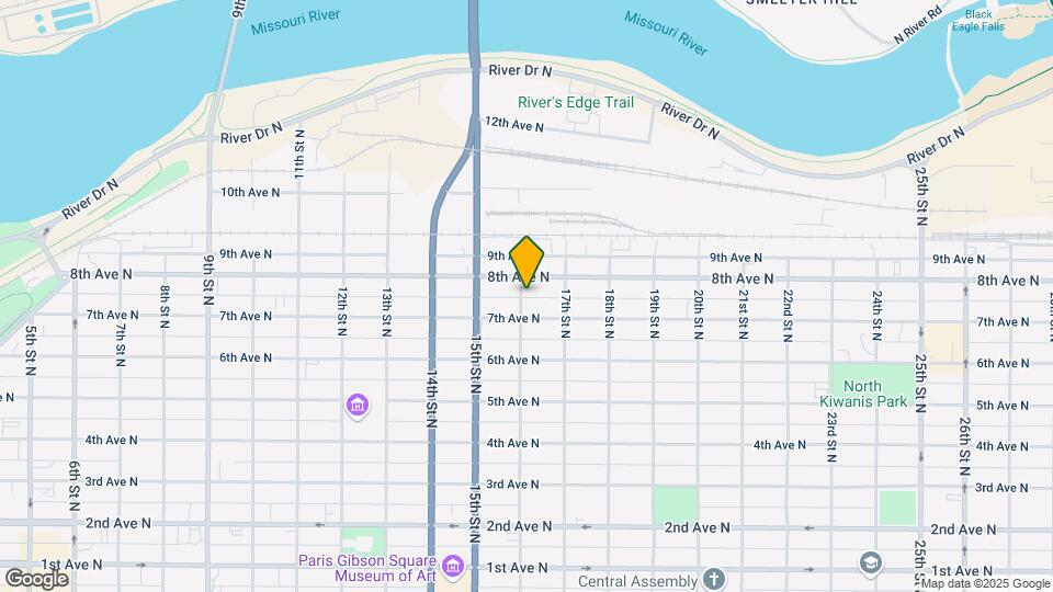 1602 8th Ave N Map and Location Details