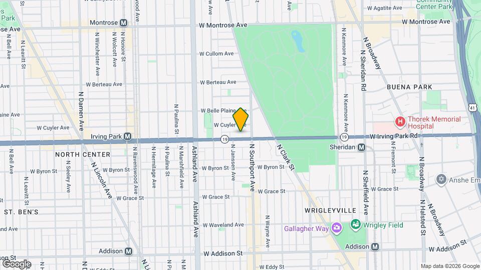 1420 W Irving Park Rd, Unit 3 Mapa y Detalles de la Ubicación