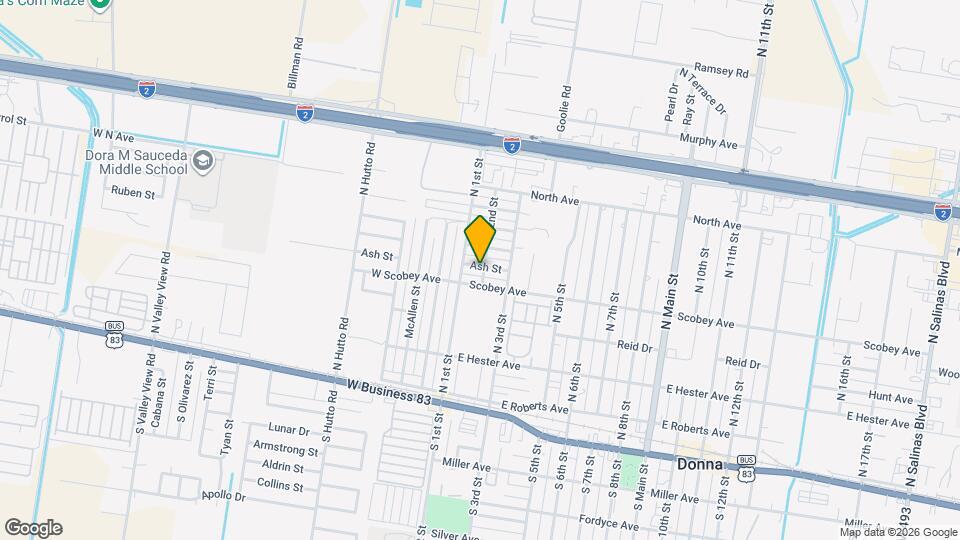 109 Ash St Mapa y Detalles de la Ubicación