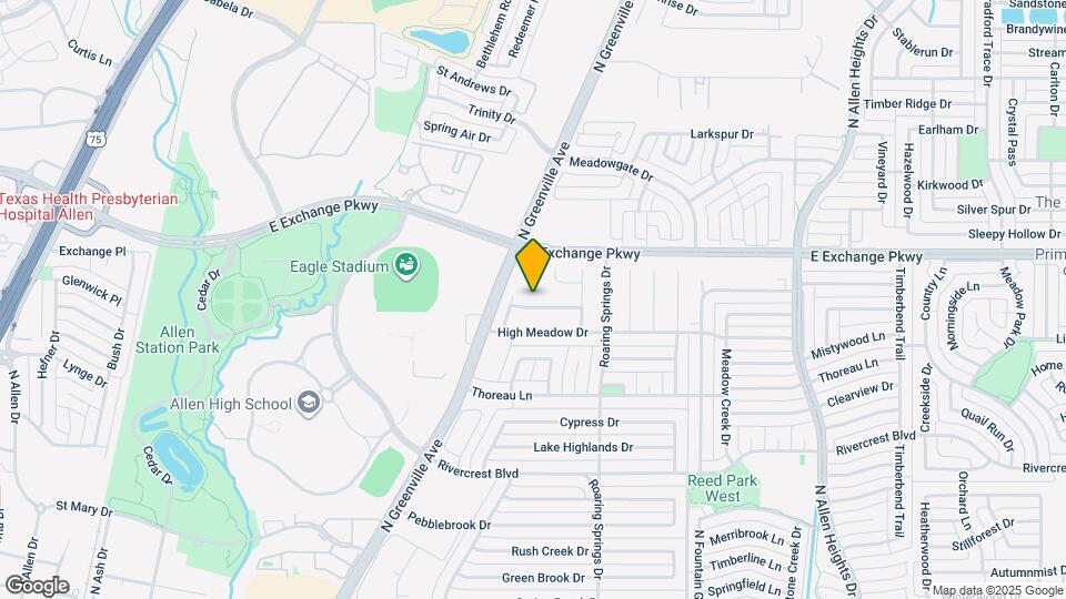 609 Shadyglen Dr Map and Location Details