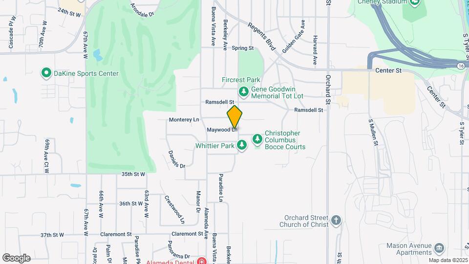 610 Maywood Ln Map and Location Details