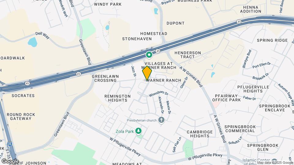 600 Allens Creek Way Map and Location Details