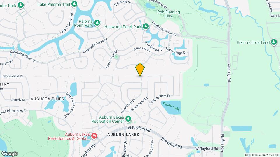 6703 Honeycrest Lane Map and Location Details