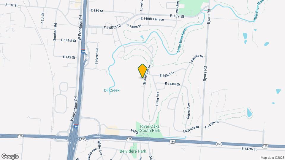 14316 St Andrews Dr Map and Location Details