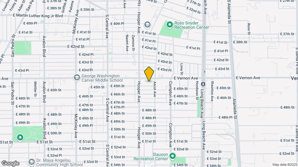 1359 E 45th St Map and Location Details