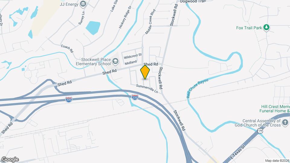 2106 Middle Creek Blvd Map and Location Details
