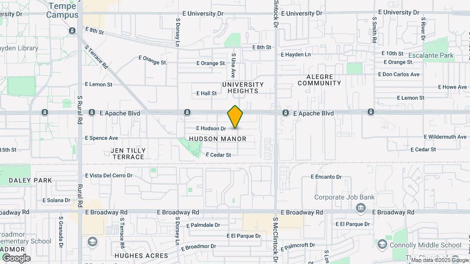 1539 E Hudson Dr Mapa y Detalles de la Ubicación