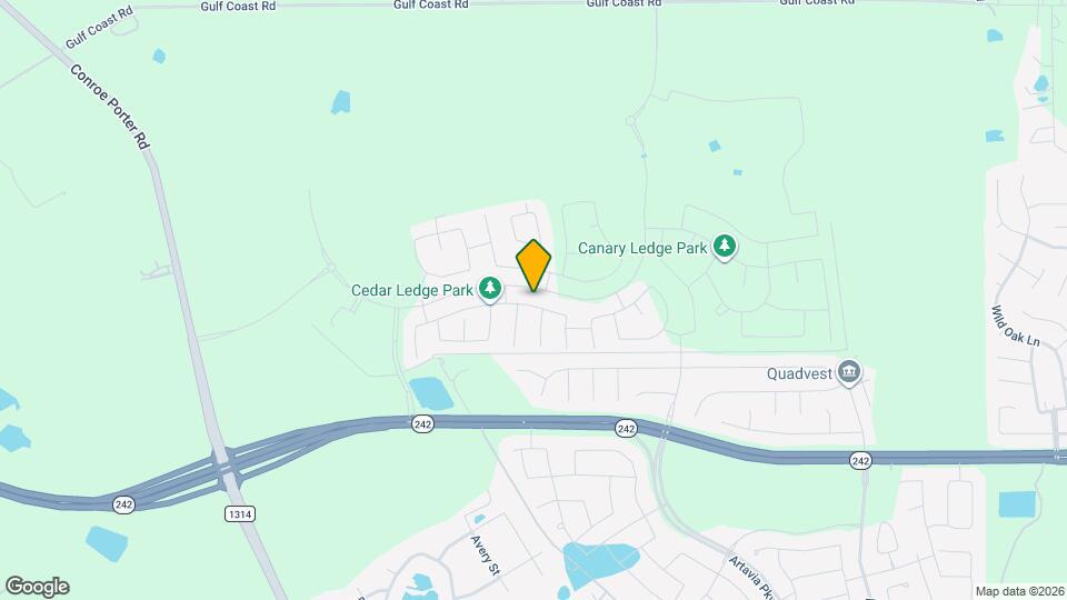 14543 Cedar Ledge Ln Map and Location Details
