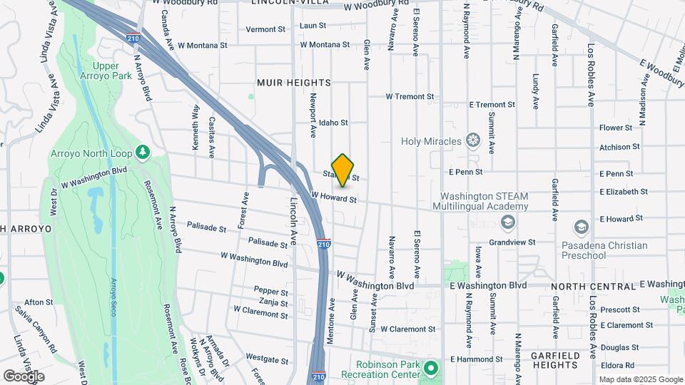 283 W Howard St Map and Location Details
