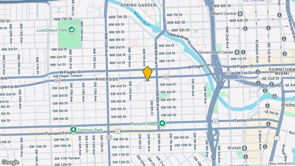869 SW 2nd St, Unit A1 Map and Location Details