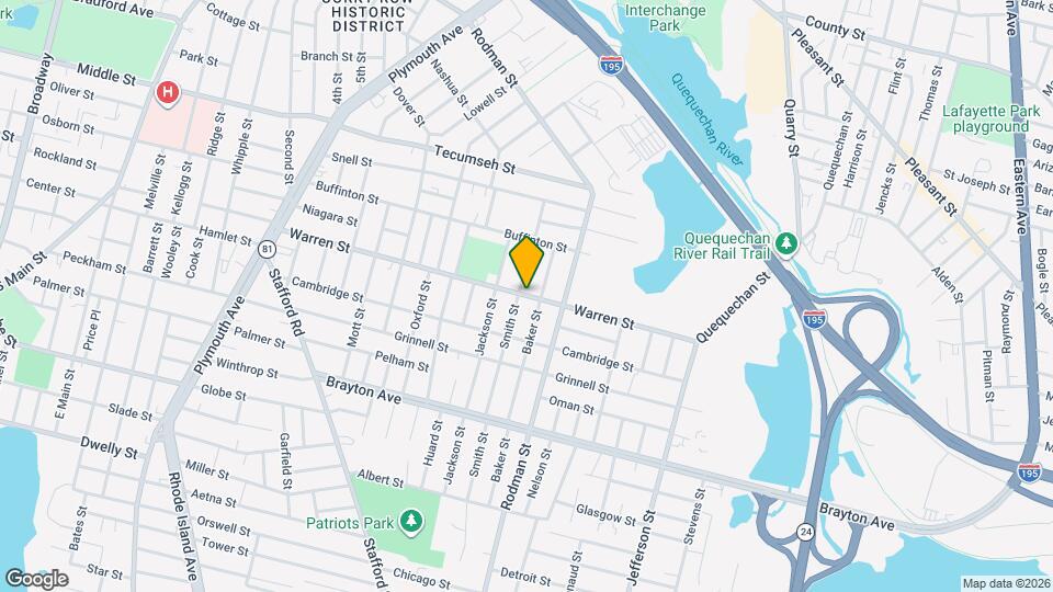532 Warren St Map and Location Details