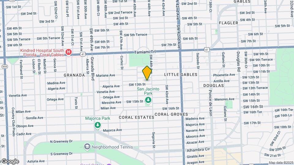 4435 SW 13th St Map and Location Details