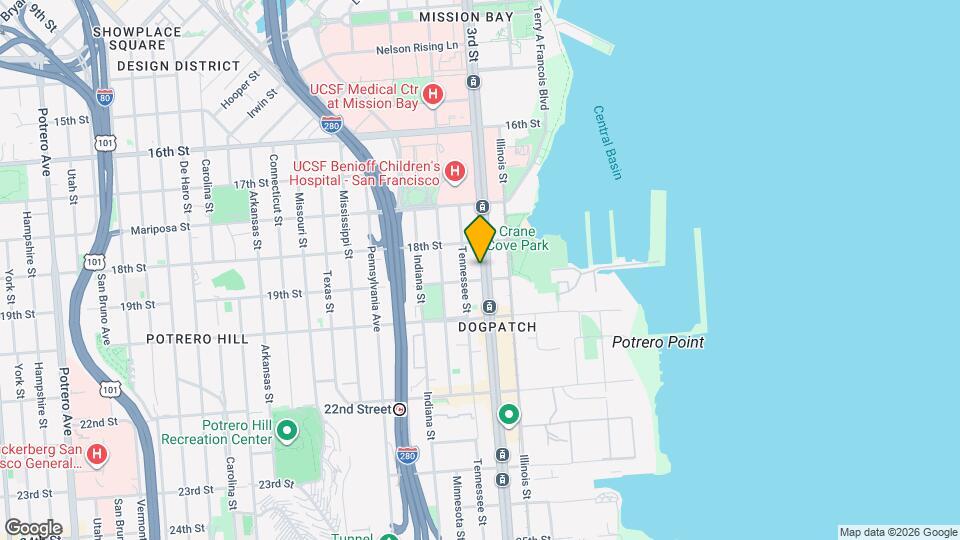638 19th St Map and Location Details