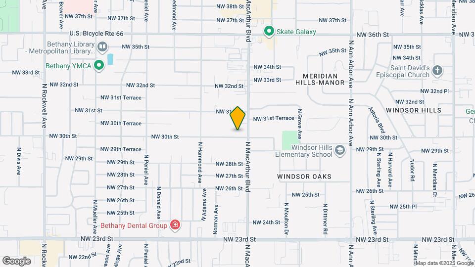 5911 NW 30th St Map and Location Details