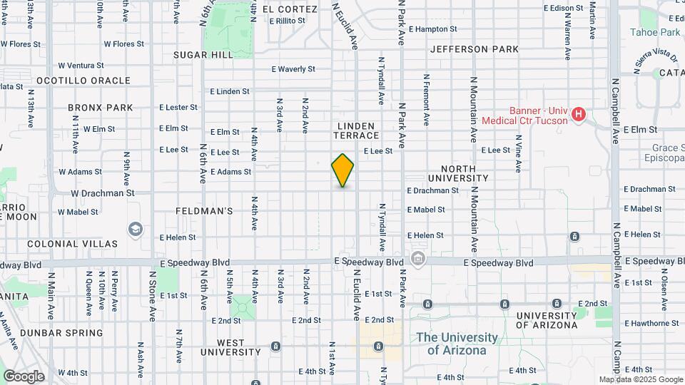 724 E Drachman St Map and Location Details