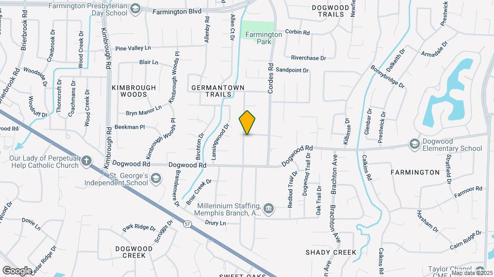 8501 Buckthorn Dr Mapa y Detalles de la Ubicación