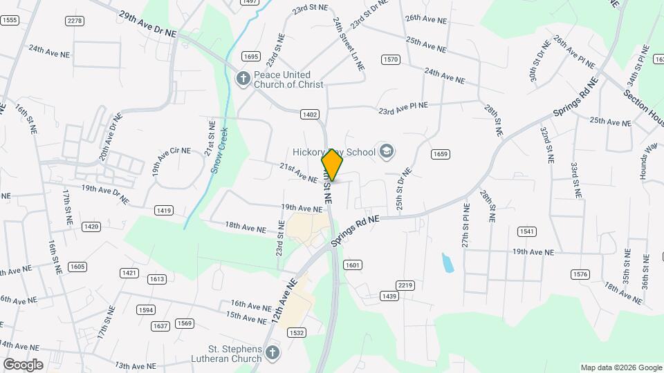 2102 24th St NE Map and Location Details