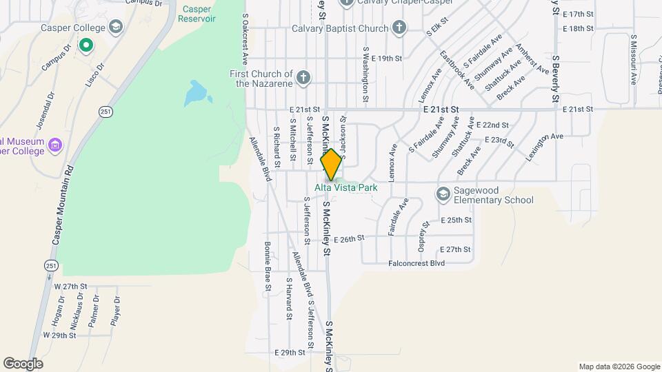 2411 S McKinley St Map and Location Details