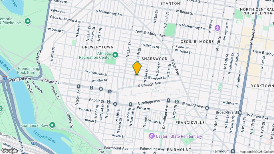 2344 W Seybert St Map and Location Details