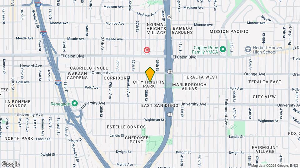 4127 38th St Mapa y Detalles de la Ubicación