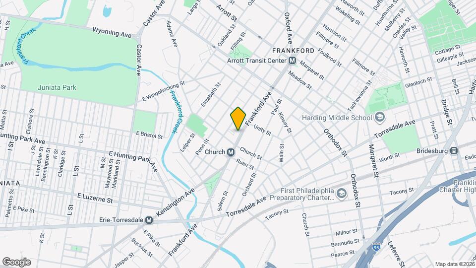 4324-4326 Frankford Ave Mapa y Detalles de la Ubicación