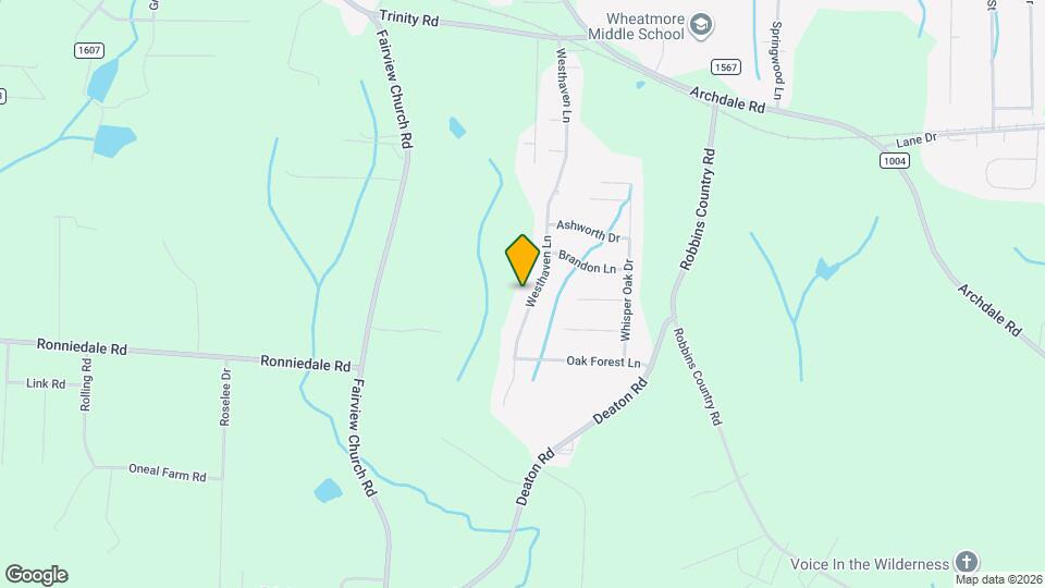 5016 Westhaven Ln Map and Location Details