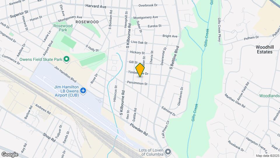 1219 Suber St Map and Location Details