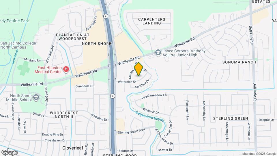 14831 Waterside Dr Map and Location Details
