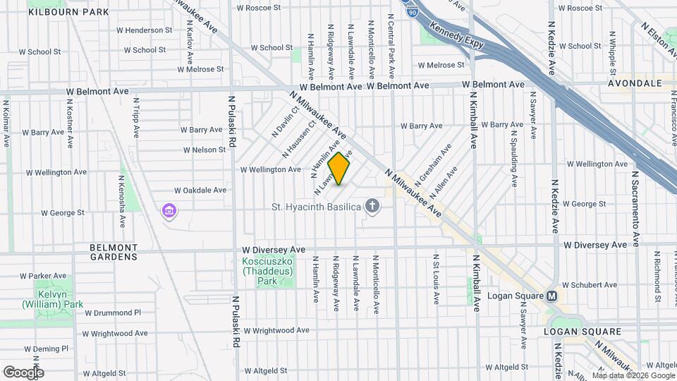 2928 N Ridgeway Ave Map and Location Details