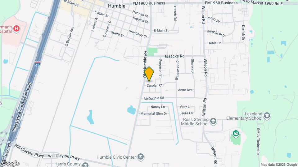 1019 Carolyn Ct Map and Location Details